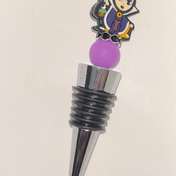 Evil Queen Beaded Wine Bottle Stopper - Picture 1 of 1